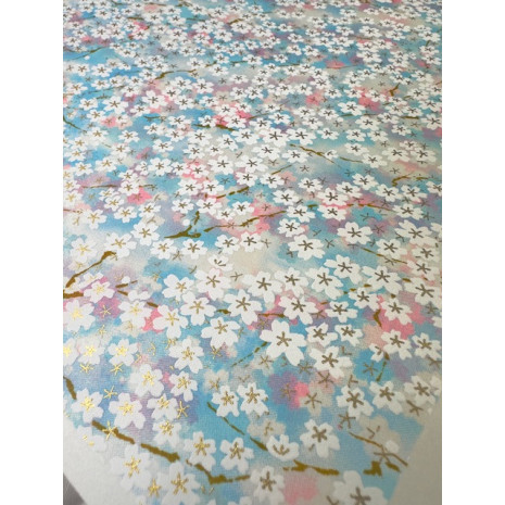 Papier washi japonais fin, idéal pour reliure, habillages d’art et tec